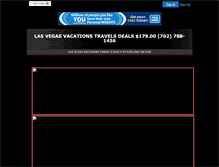 Tablet Screenshot of lasvegasvacations.amarillozoo.com